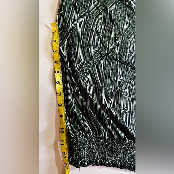 Ellen Tracy Blouse Ellen tracy green multicolors stamps top blouse size Large - Picture 7 of 16